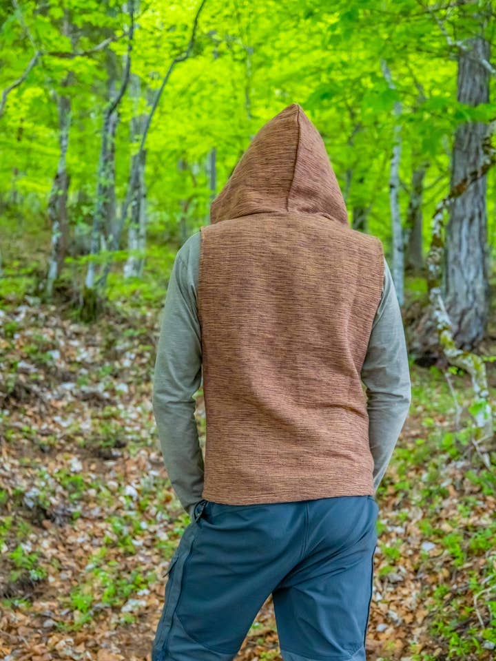 Heren Hoodie Vest voor wholesale door Sealuna e.U.