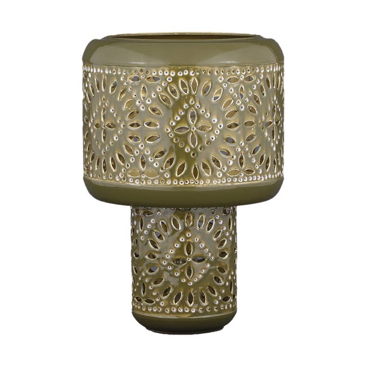 Nora Khaki Lamp D29 H39cm for wholesale by Opjet Paris