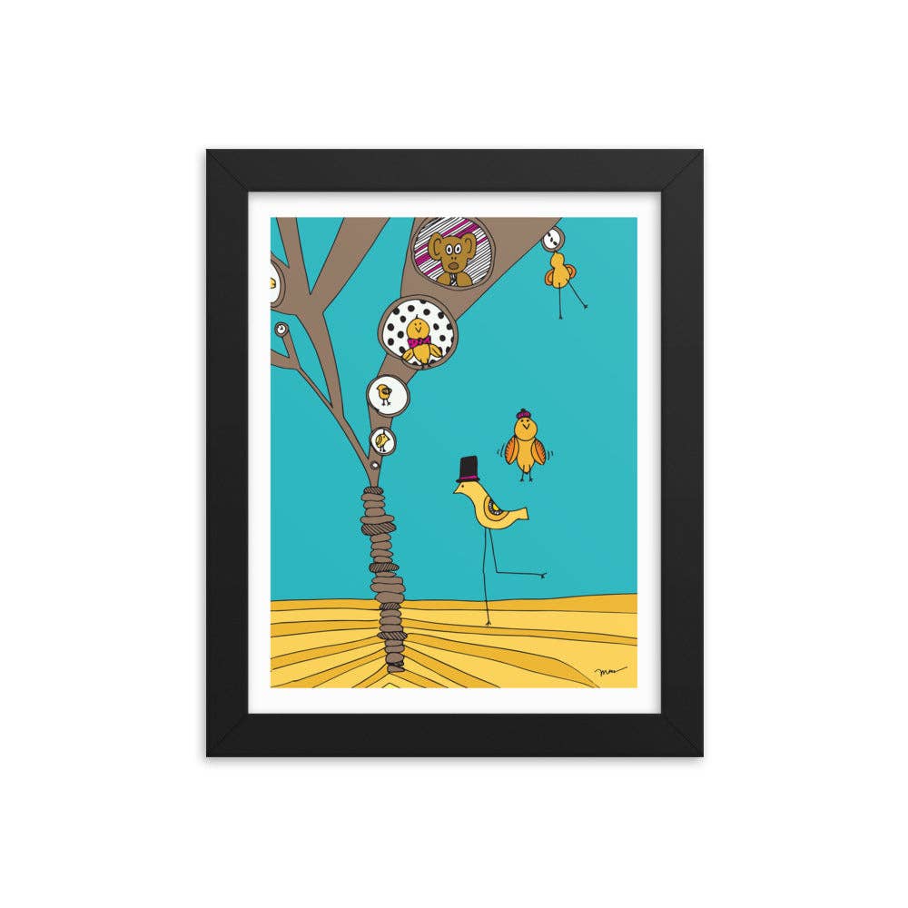 The MoMeMans - Wholesale Art Print - Treehouses Print
