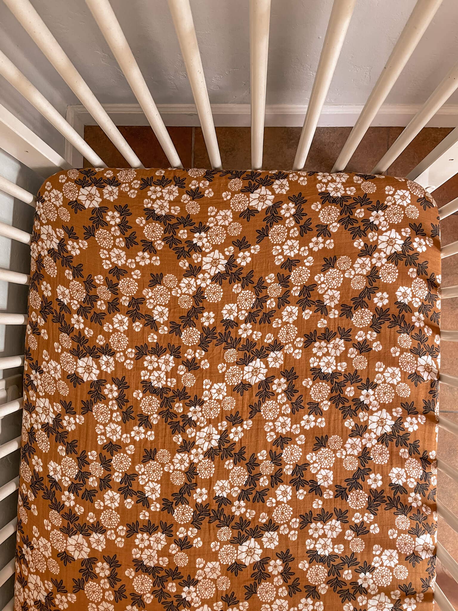 Moon + Mystics - Wholesale Cot/crib sheets - Marigold Muslin Crib Sheet4