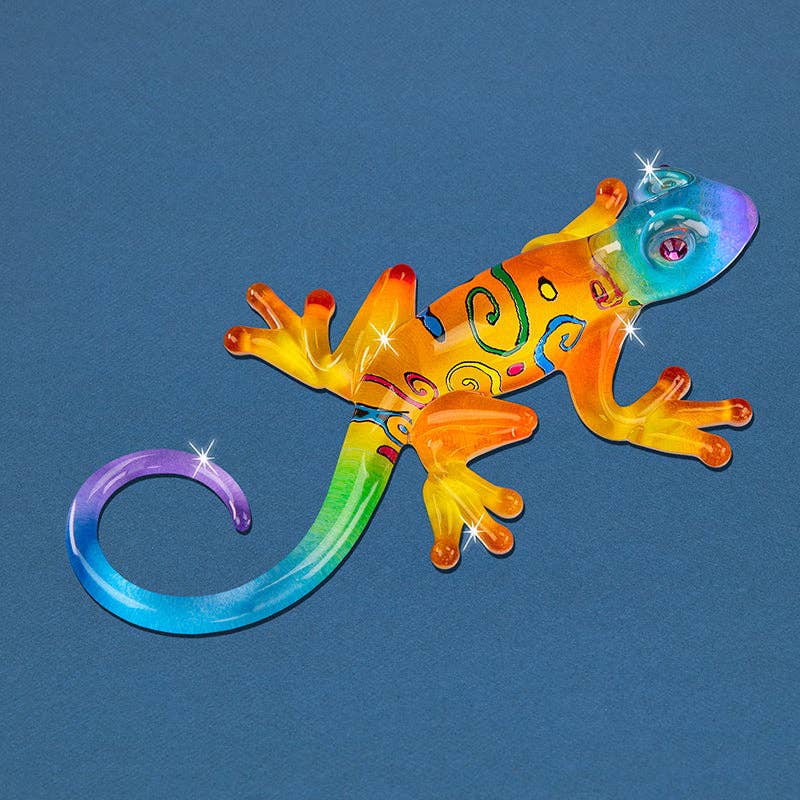 Glass Baron - Wholesale Decorative Figurine - S2 206-KA: Gecko, 'Kona'0