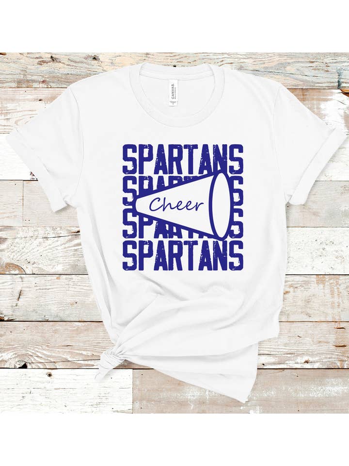 American Threadz Apparel - Wholesale Screen Printed T-Shirt - Women's - Custom Mascot Stacked Tee