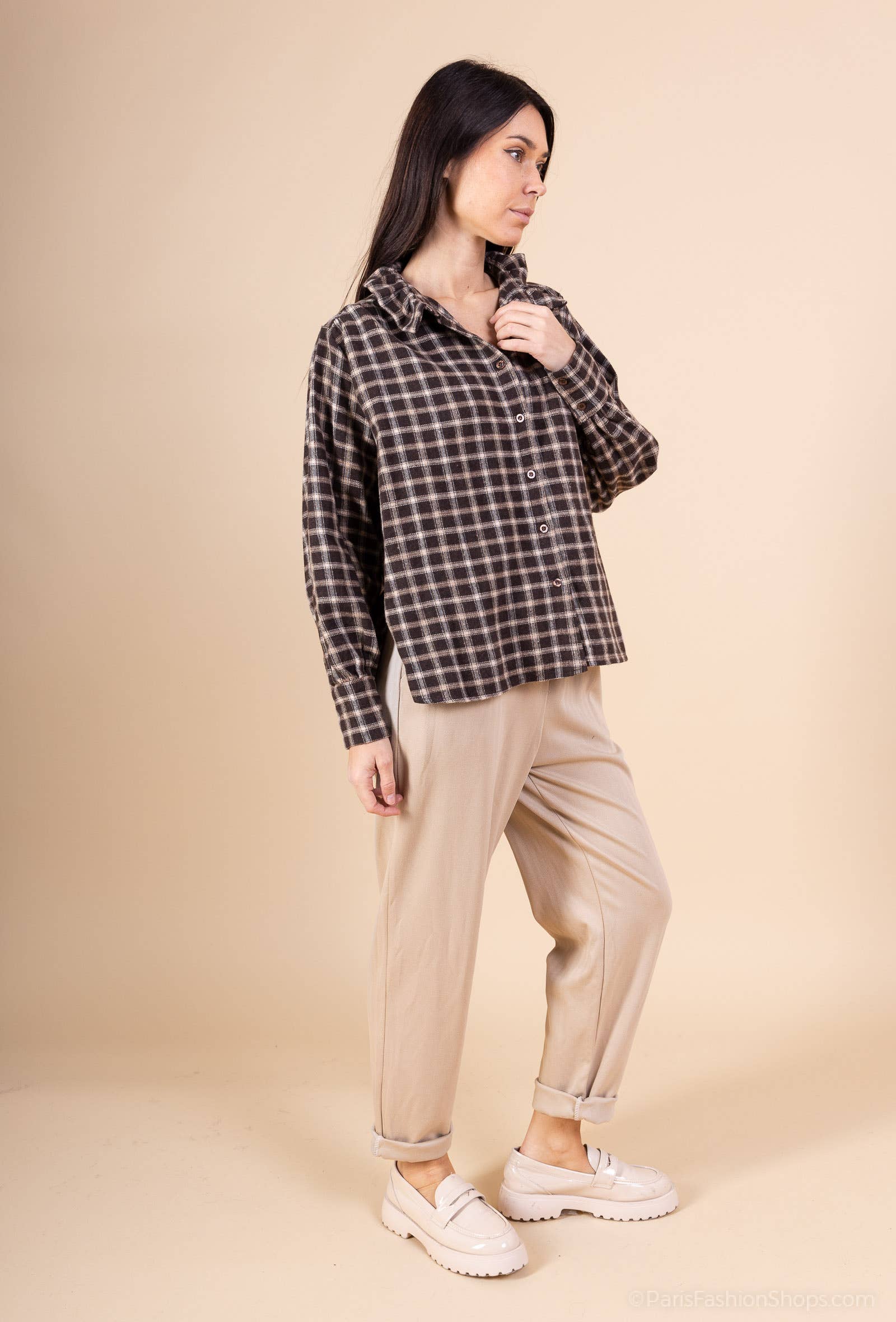 Mimi & Gogo - Wholesale Pants - Women's - Chevron Pattern Pants @2291_PaChevron10