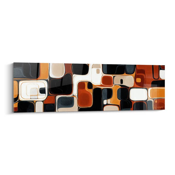 Tabel Geometriske Former - Moderne Mosaik - Afrikansk abstrakt Udgave for engroshandel hos Walensky