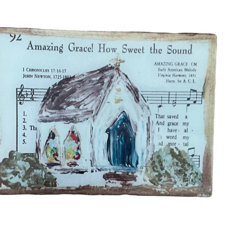 Planche à découper en verre GA Amazing Grace pour la vente par Southern Cotton Mill