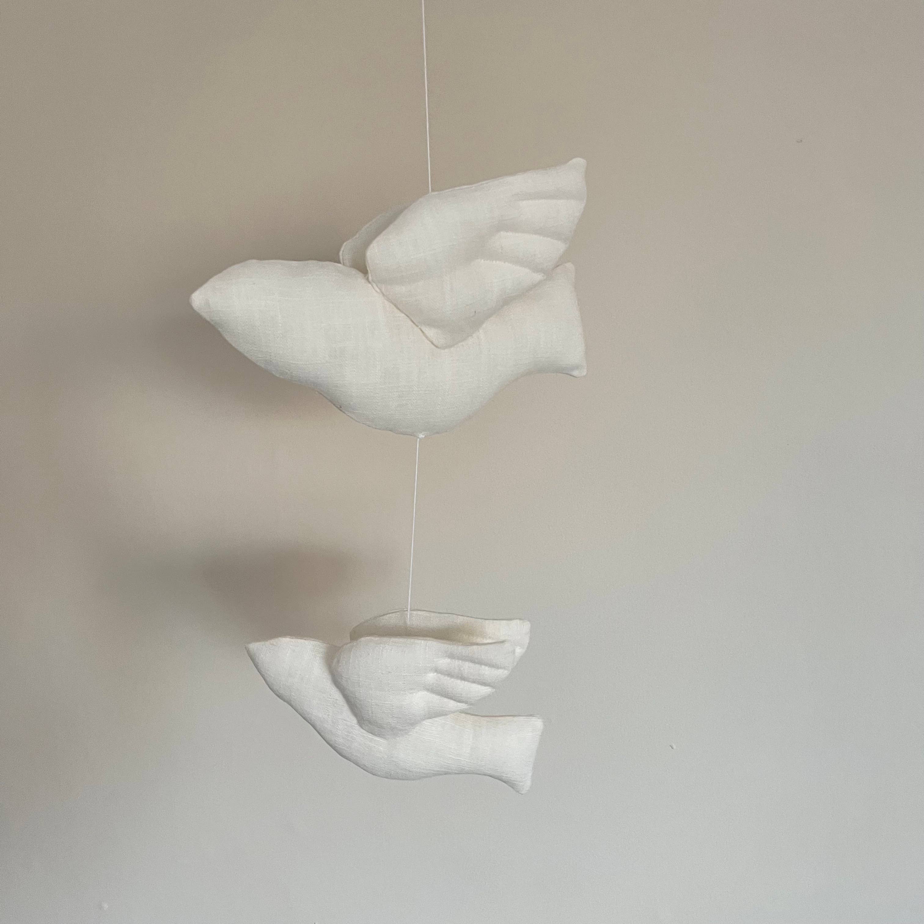 Edie & Joe - Wholesale Baby Mobile - Linen Bird Hanging Decor5