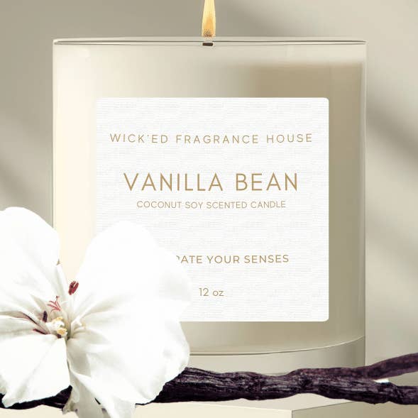 Gourmand Luxury Coconut Wax Candles for wholesale by Wick’ed Fragrance House Inc.