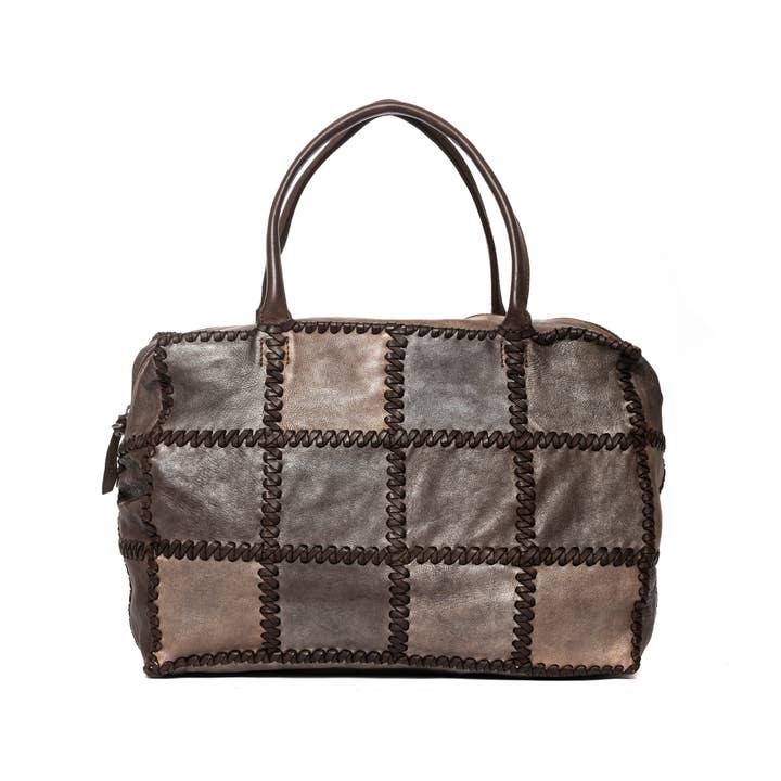 Civico 93-Pulicati - Wholesale Tote Bag - Women's - Emily leather bag, handbag made in Italy