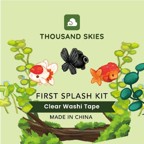 Thousand Skies - Wholesale Tape - PET Tape (Transparent) First Splash Kit - Goldfish1