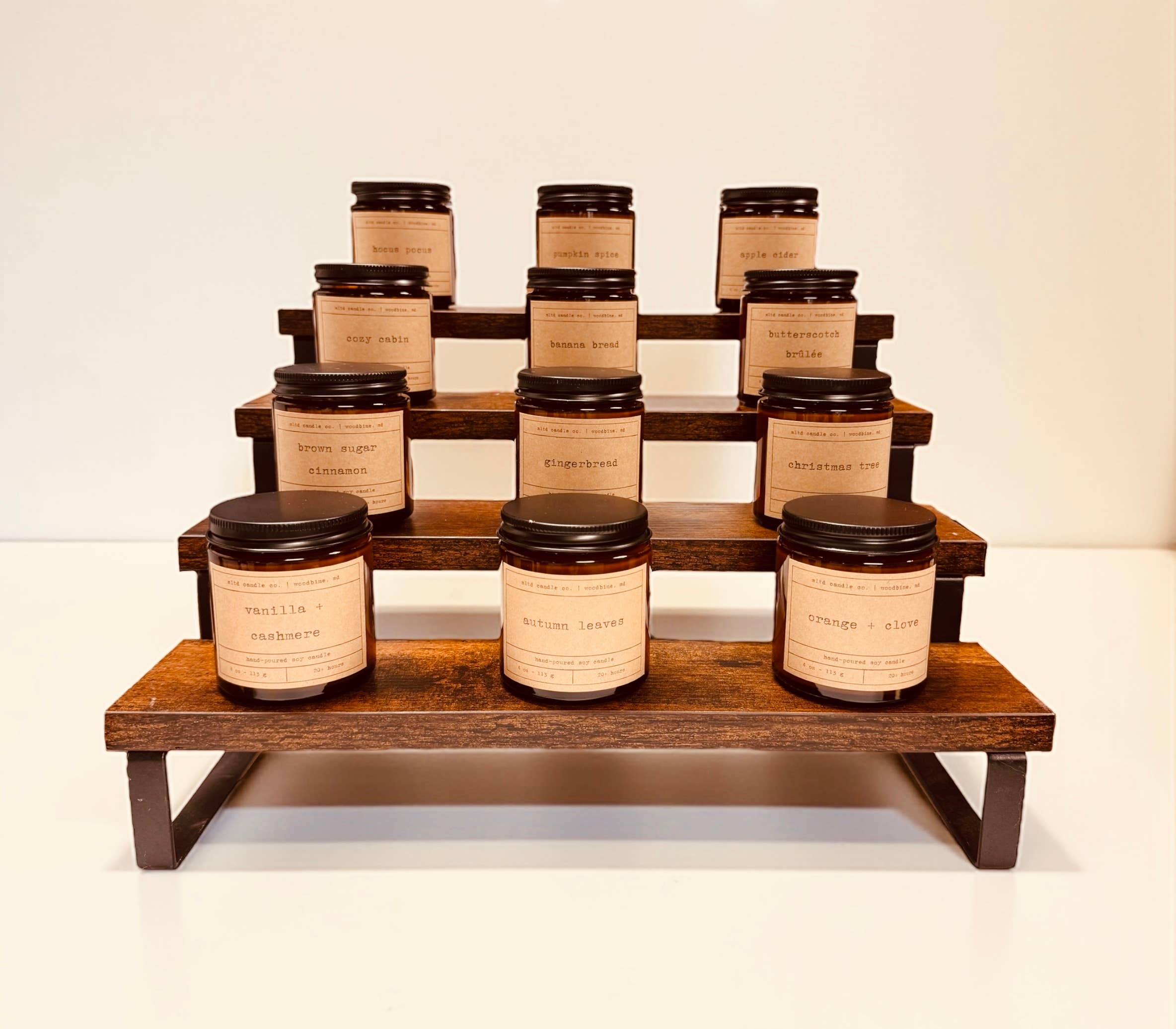 MLTD Candle Co. - Wholesale Jar/Filled Candle - Brown Sugar Cinnamon Soy Candle4