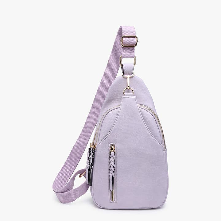 Jen & Co. – wholesale Axelväska - Dam – M2342 Nikki Dubbel Fack Crossbody Slingväska6