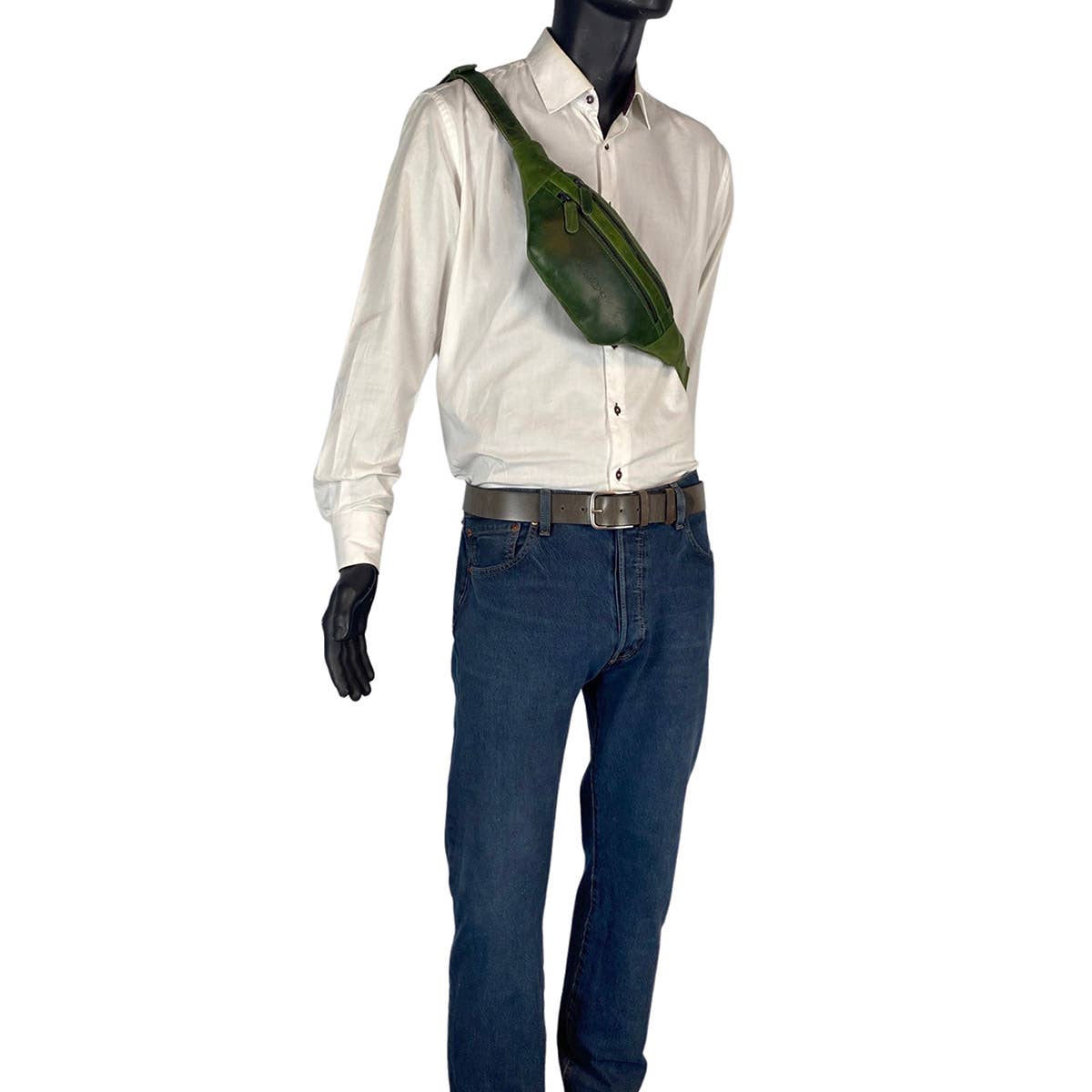 Arrigo - Wholesale Belt Bag - Unisex - Leather Crossbody Bag - Fanny Pack - Belt Bag - 6 colours26