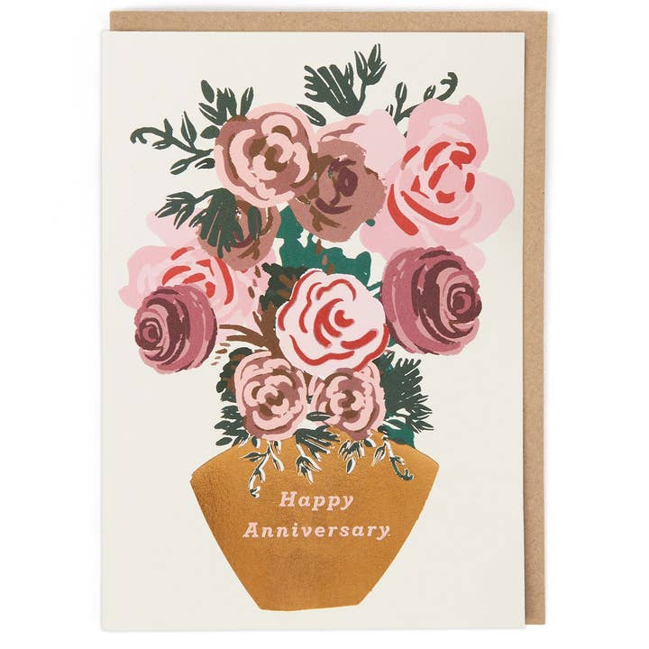 Cath Tate Cards - Wholesale Anniversary Card - ANNIVERSARY ROSES0