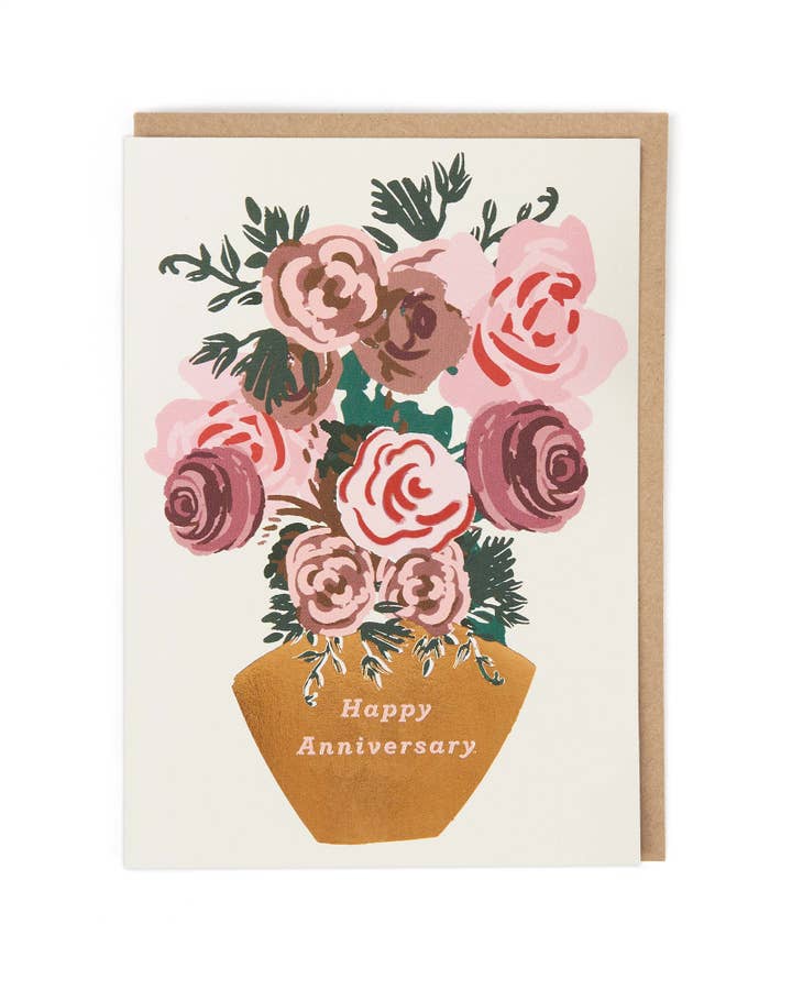 Cath Tate Cards – postal de aniversário por atacado – ROSAS DE ANIVERSÁRIO0