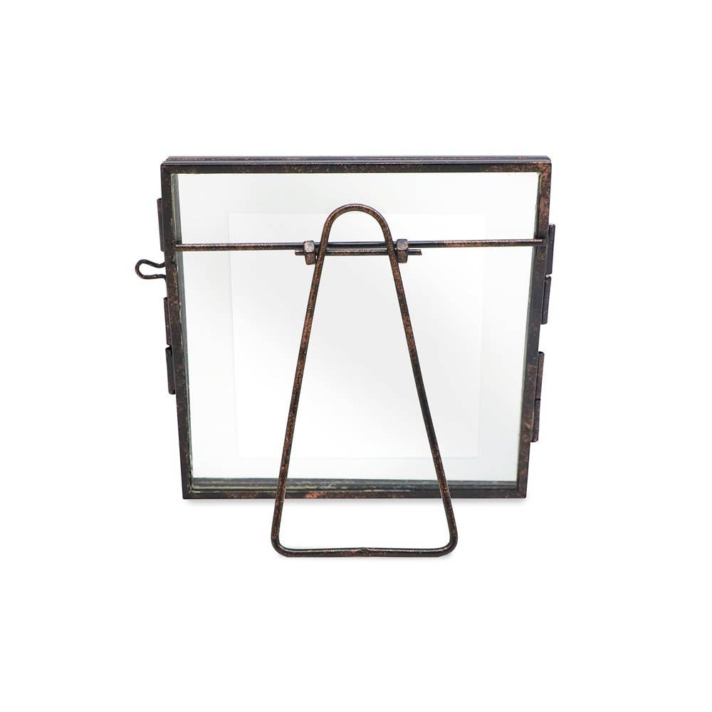 Isaac Jacobs International - Wholesale Picture Frame - Isaac Jacobs Metal Floating Picture Frame w/ Locket Closure2