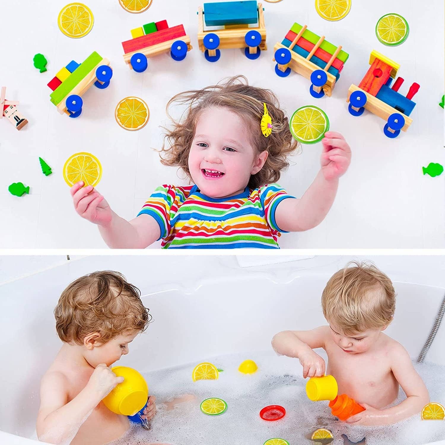 Pozbee - Wholesale Decorative Tabletop Object - 3 Small Artificial Lime Slices5