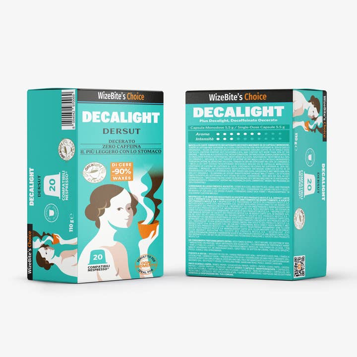 BENVOLIO.BIO by Wizebite S.r.l. SB - Wholesale Coffee Beans - DERSUT DecaLight 20 Nespresso® Compatible Dewaxed Capsules1