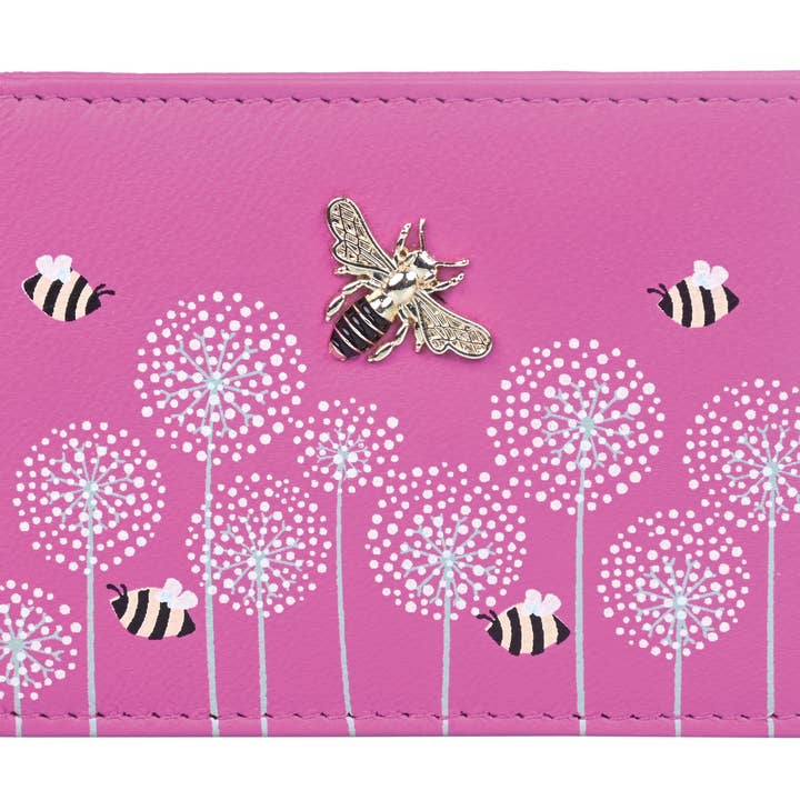 Porte-carte/porte-badge Moonflower avec RFID pour la vente par Mala Leather