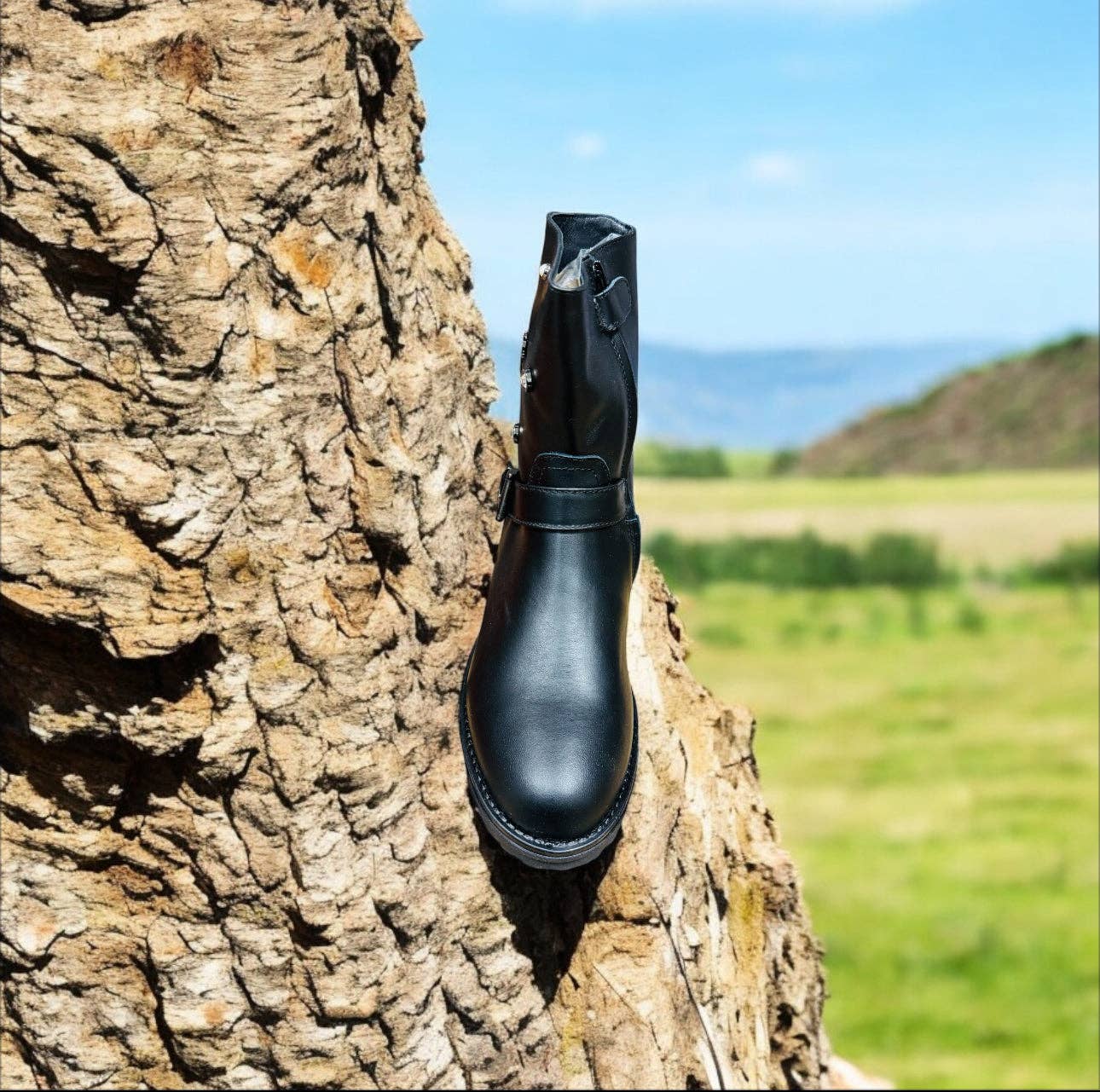 black PATRIZIA PEPE women's boots Manufacturer number: VITELLO _NERO 579 - 80 (Last piece) for wholesale on Faire3