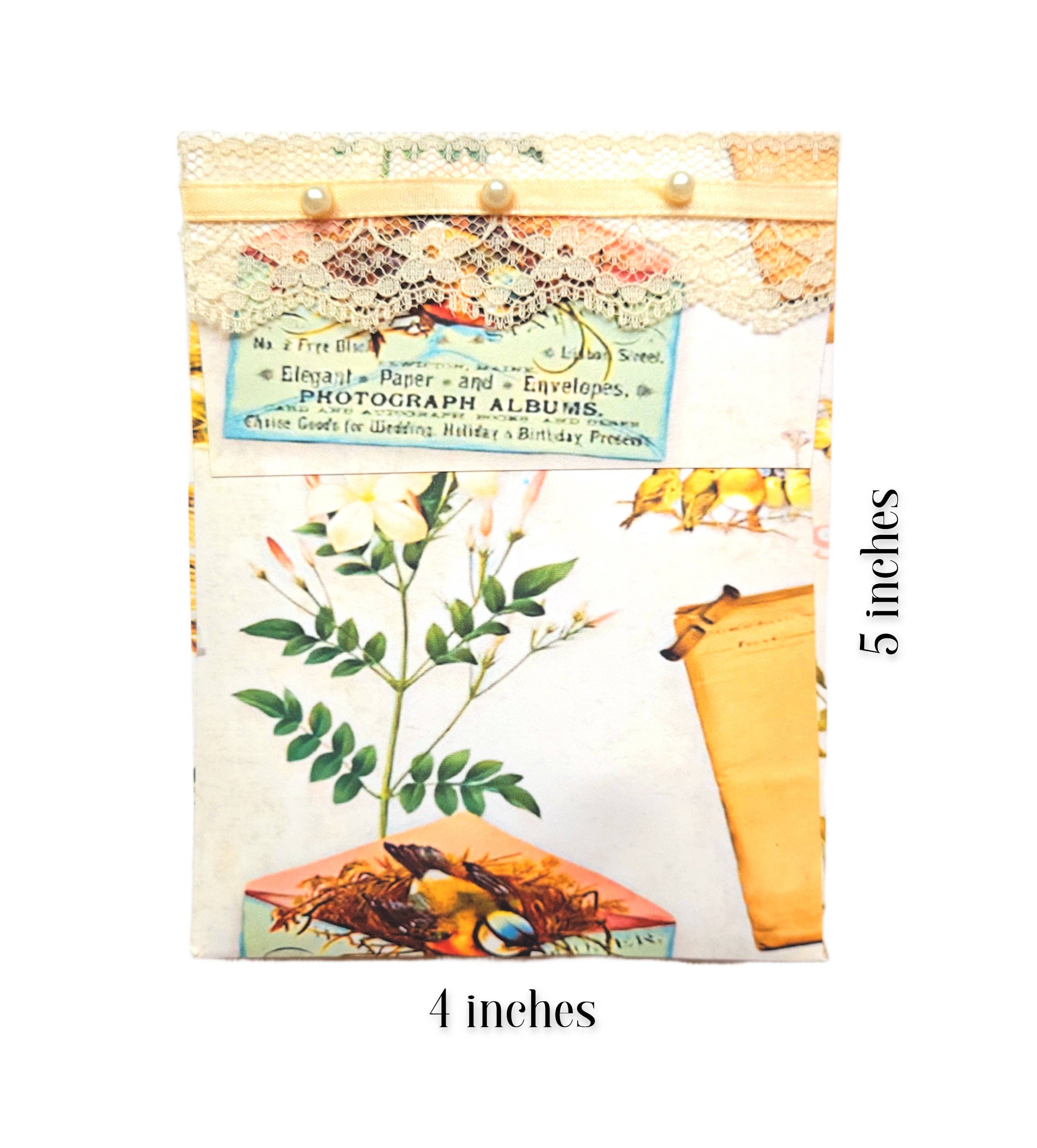 Chic Brico - Wholesale Sachet - Pearls & Lace Eucalyptus Scented Drawer, Closet & Car Sachets, Large Size 4" x 5", 3-Pack5