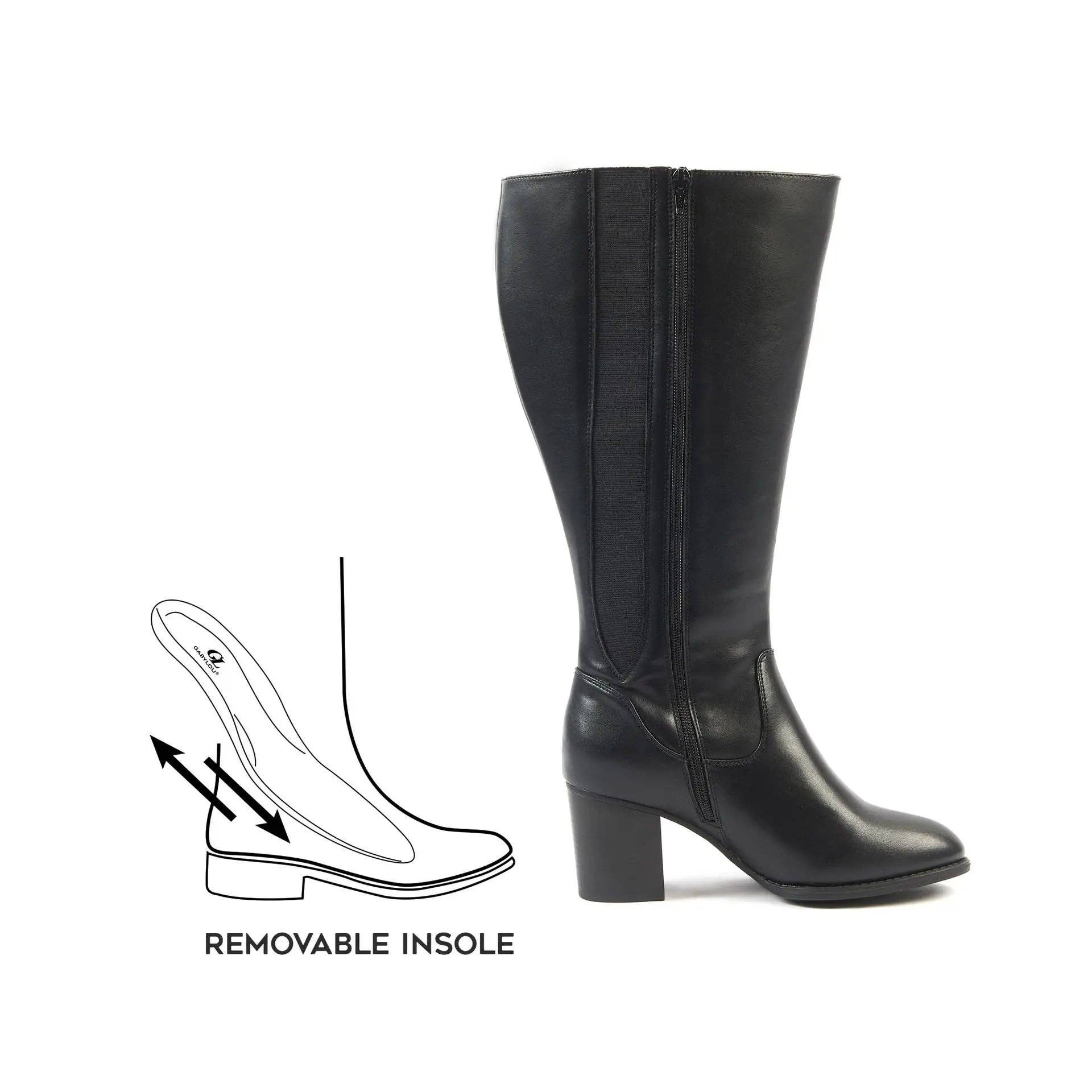 Gabylou - Wholesale Boots - Women's - Wide Calf Boots 3XL - Romy Model5