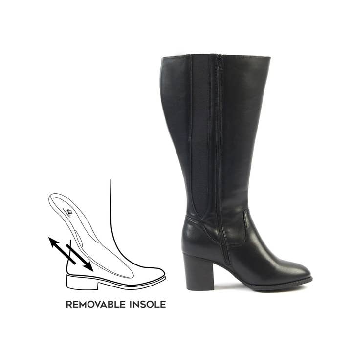 Gabylou - Wholesale Boots - Women's - Wide Calf Boots 3XL - Romy Model5