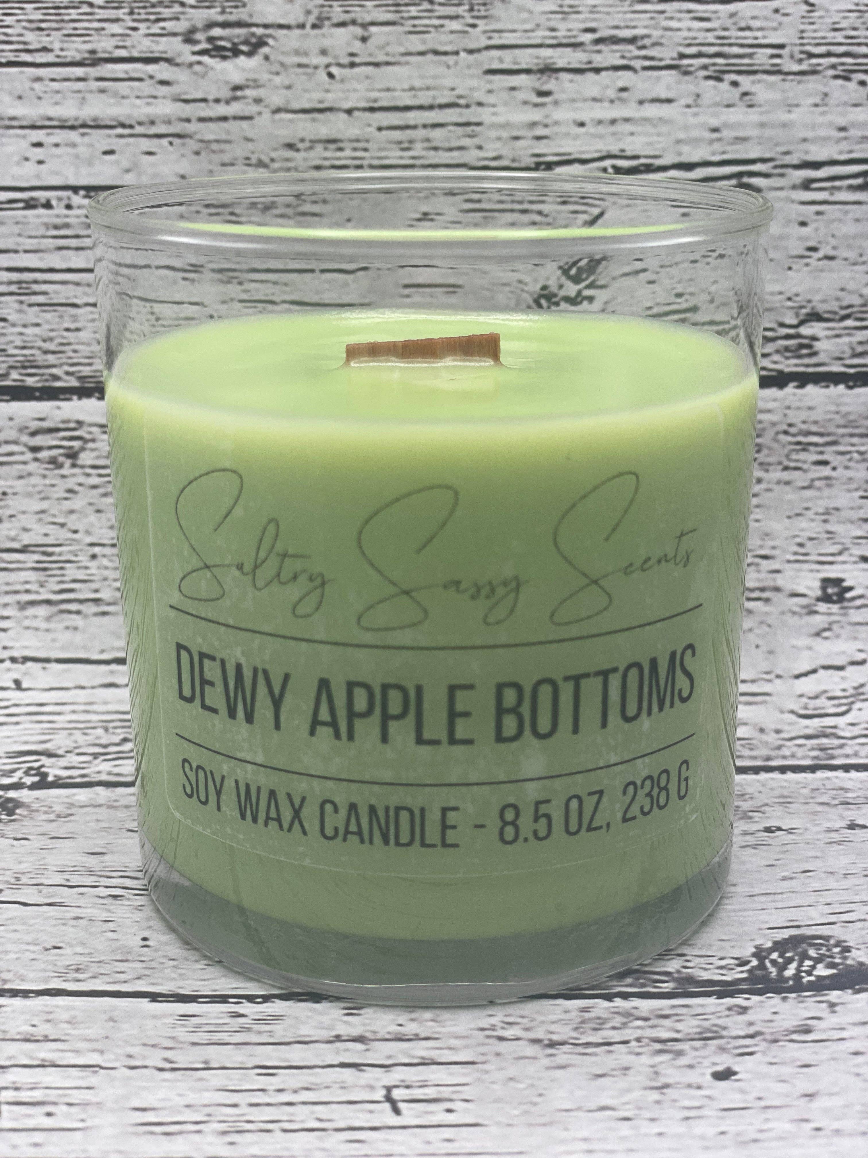 Sultry Sassy Scents - Wholesale Jar/Filled Candle - Dewy Apple Bottoms - Soy Wax Candle0