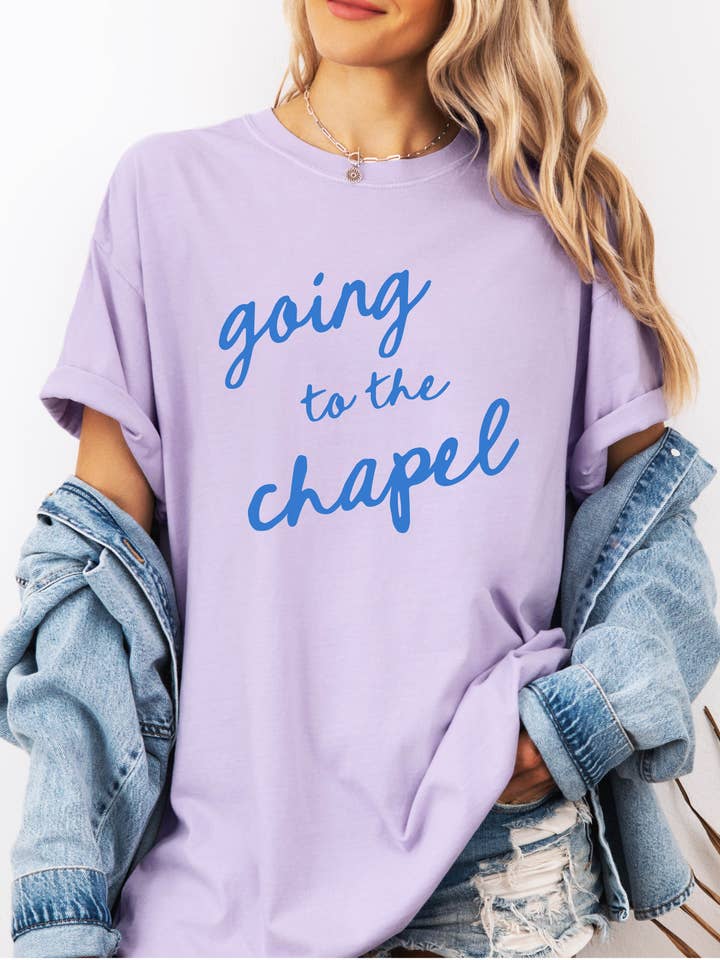 P E T I T R U E - Wholesale Screen Printed T-Shirt - Women's - Going to the Chapel Bride Shirt Bride to Be Gifts 3