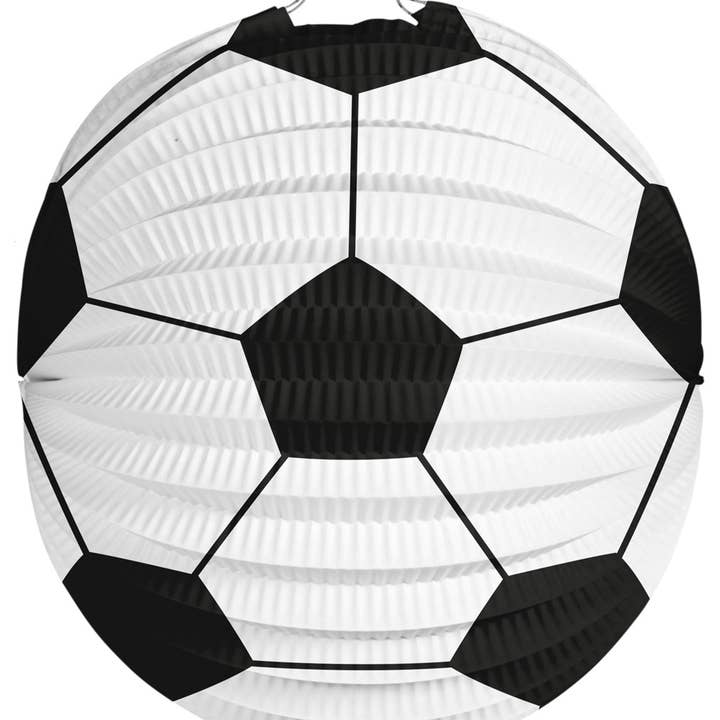 Lantaarn voetbal rond - 22 cm voor wholesale door Folat BV