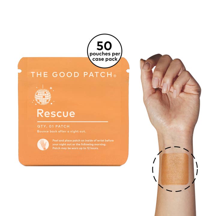 The Good Patch - Wholesale Oral Supplement/Vitamin - Rescue Wearable Wellness Patch Single