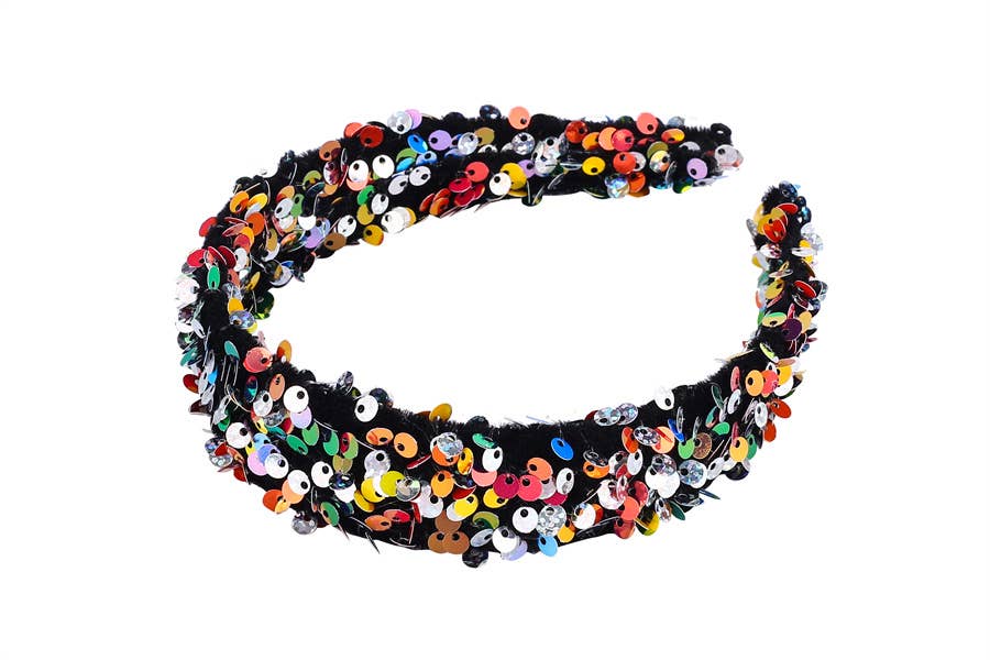 Nima Accessories Inc - Vendita all'ingrosso Fascia per capelli - Donna - Cerchietto da donna alla moda con paillettes11