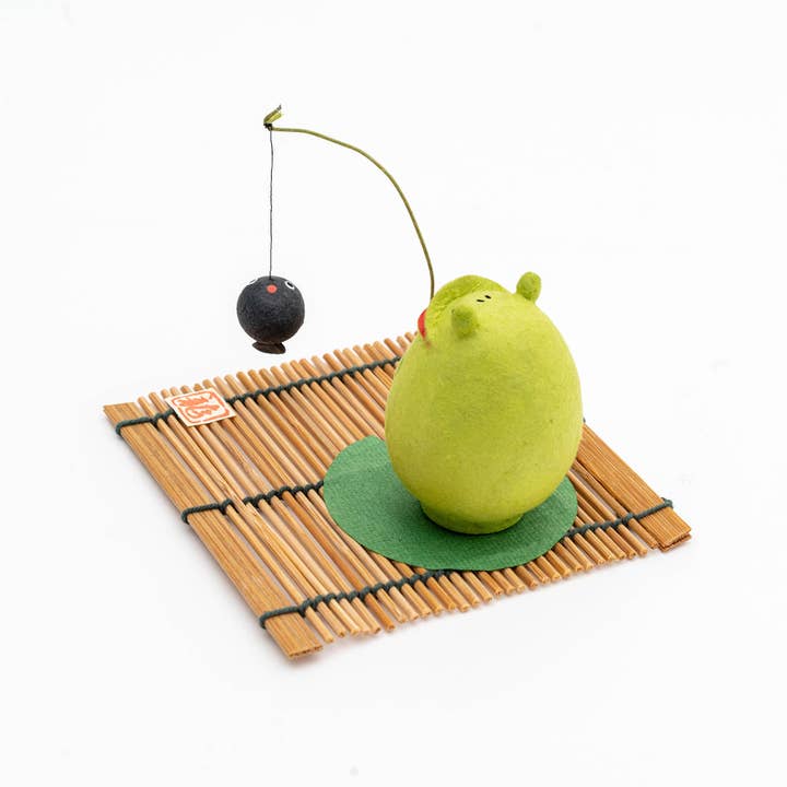 U PLUS INC - Vente Figurine décorative - Figurine de grenouille de pêche en washi faite à la main de Ryukodo6