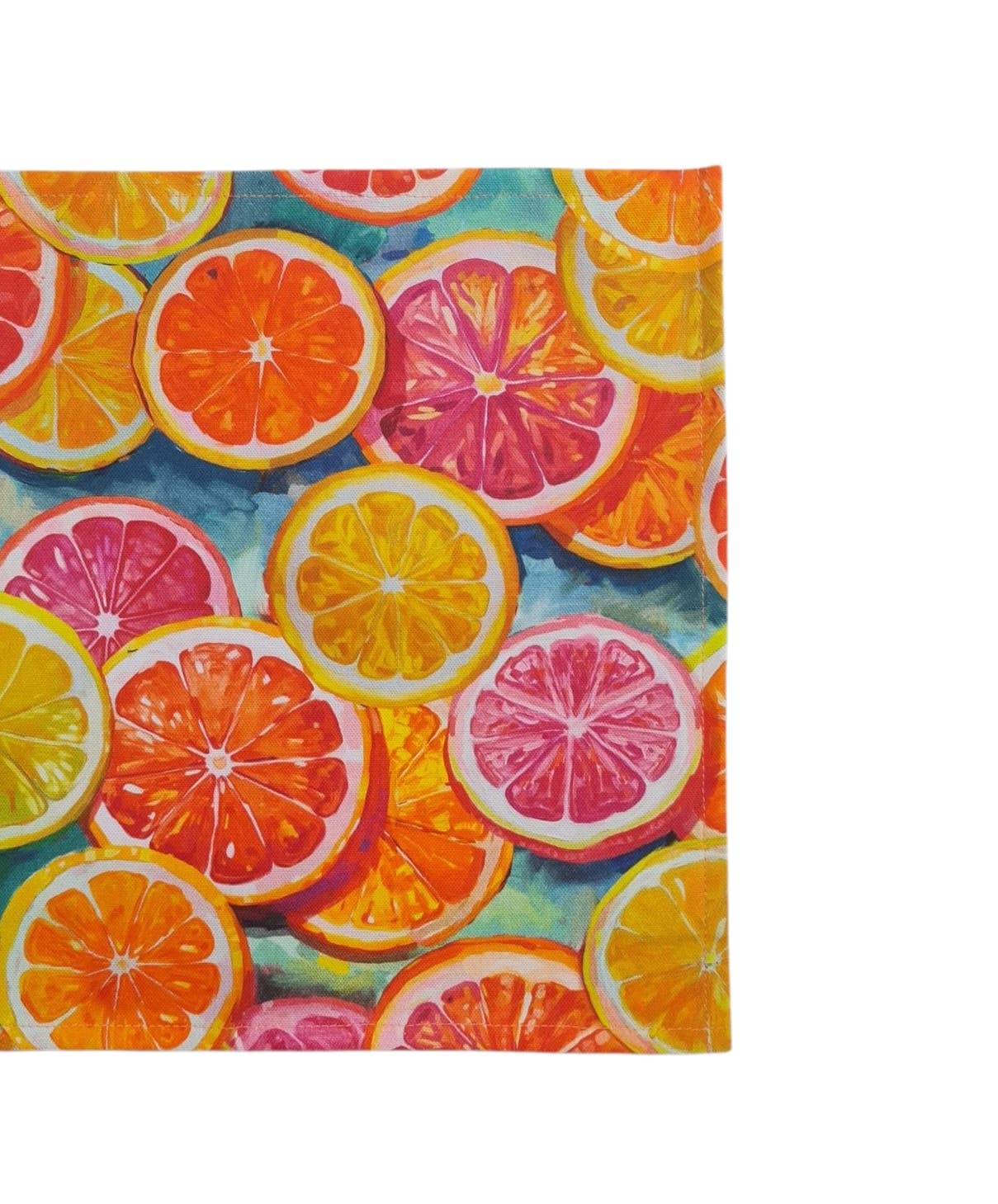 Lunaria Lab - Wholesale Placemat - Citrus cotton breakfast placemat1
