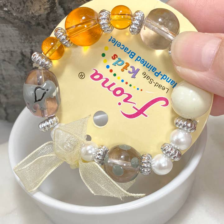 Fiona Accessories - Vente Bracelet de perles - Présentoir de comptoir Zoo Bracelet Safari Animal Print 48 pièces pour enfant4