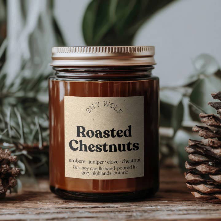 Roasted Chestnuts for wholesale by Shy Wolf Candles