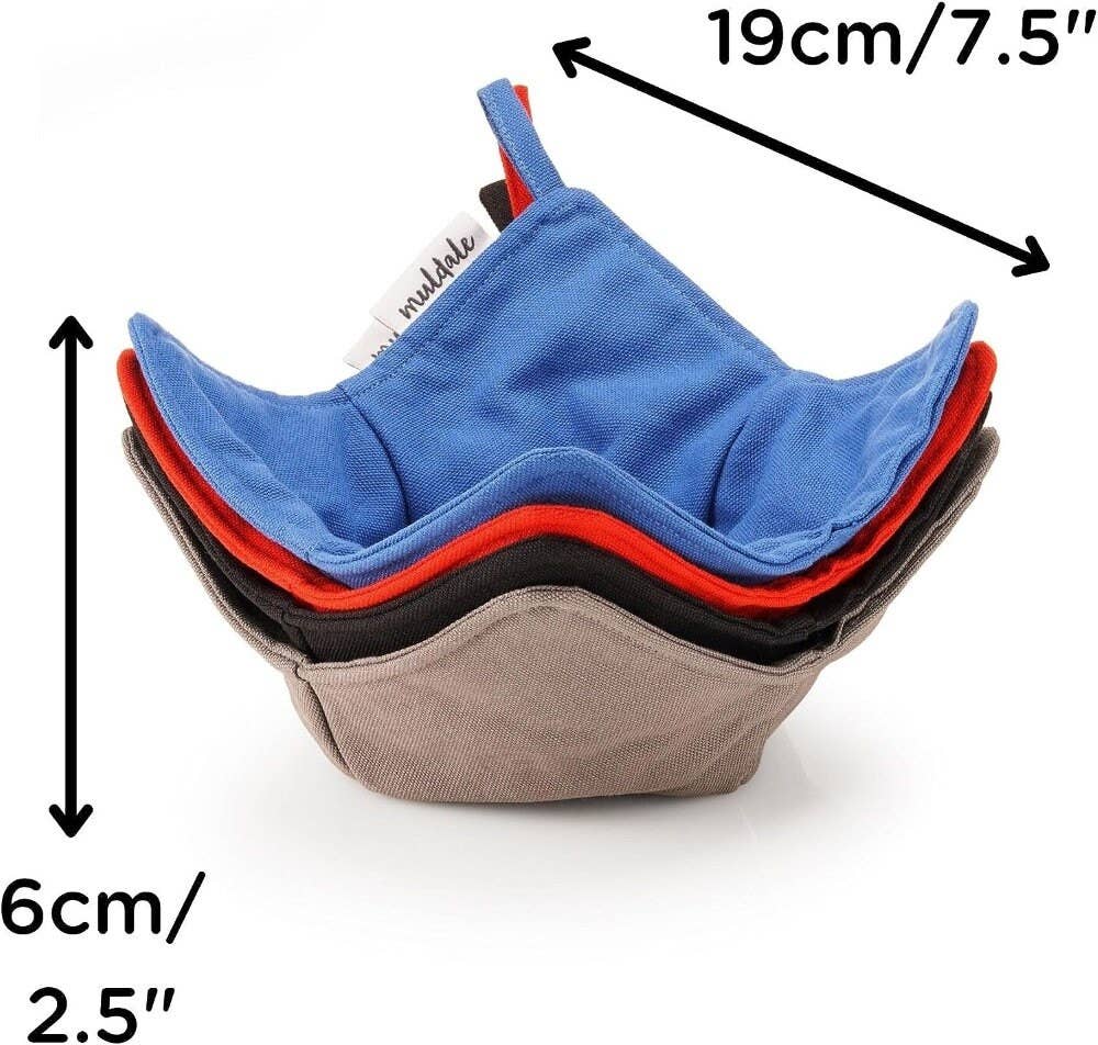 Muldale – wholesale Oven mitt/pot holder – Set of 4 Microwave Bowl Holders for Hot Food Soup Bowl2