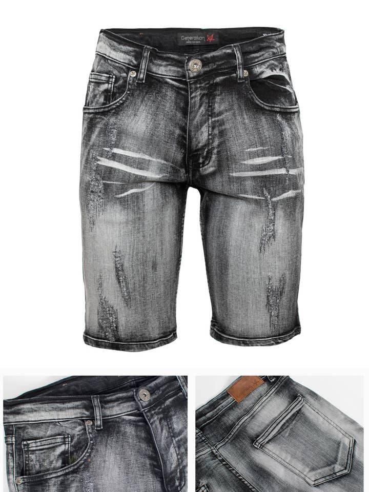 Jeans-Shorts mit Cut-Off-Style (HF-7012) für den Großhandel von Generation XYZ