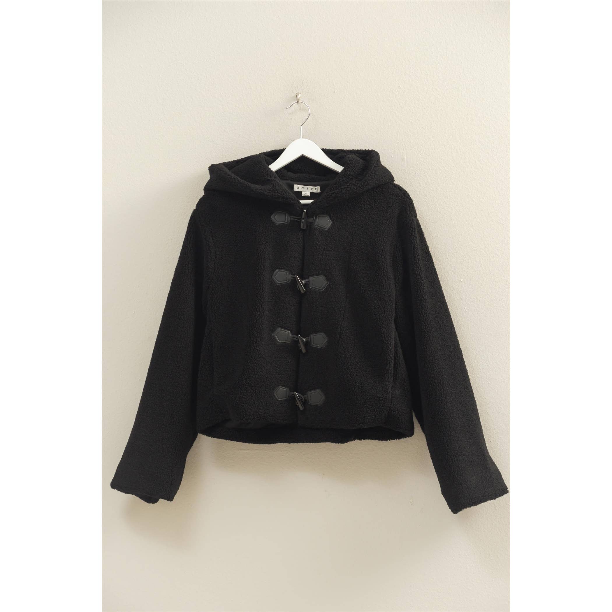 HYFVE – wholesale Jacka - Dam – Jacka med detaljerade huvor och knäppning i sherpa-stil0