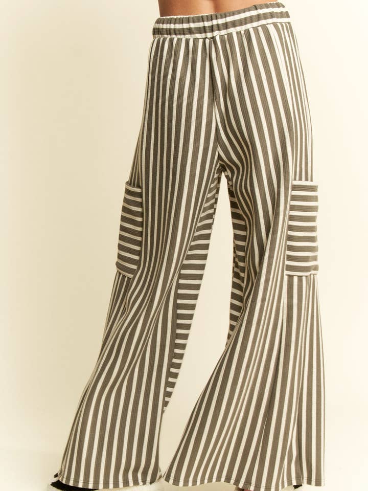 JADE BY JANE - Wholesale Pants - Women's - PLUS SIZE STRIPE WIDE LEG PANTS47