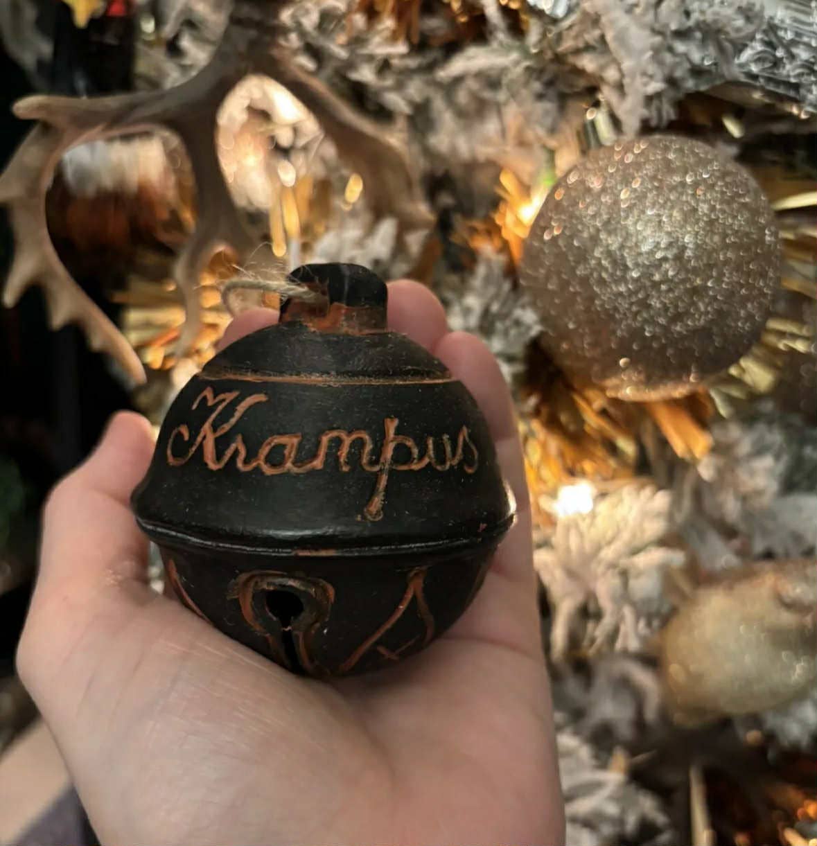 Cryptid Creations - Wholesale Ornament - Krampus movie replica bell 3