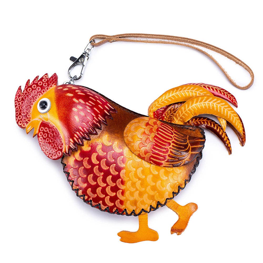 SALINA TRADING INC - Wholesale Coin Purse - Women's - Creative Handmade Leather Coin Purse with Zodiac Animal Design10