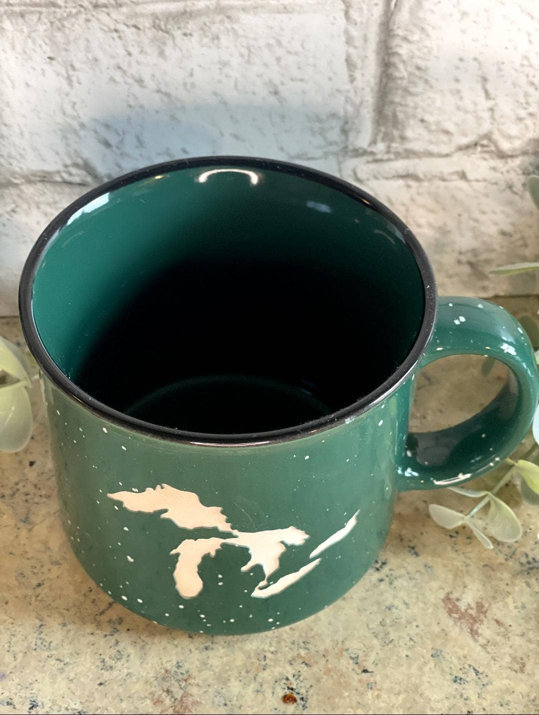 Endless Etching LLC – Großhandel Kaffeebecher – Keramik-Kaffeetassen - grünes Lagerfeuer2