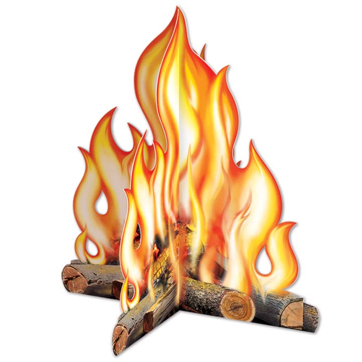 3-D Campfire Centerpiece for wholesale by Beistle