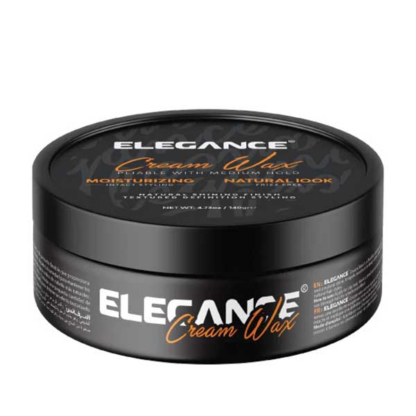 Majestic Wholesale - Wholesale Hair Styling Gel/Mousse - Elegance Hair Cream Wax 140ml Clear, Strong Hold & Natural