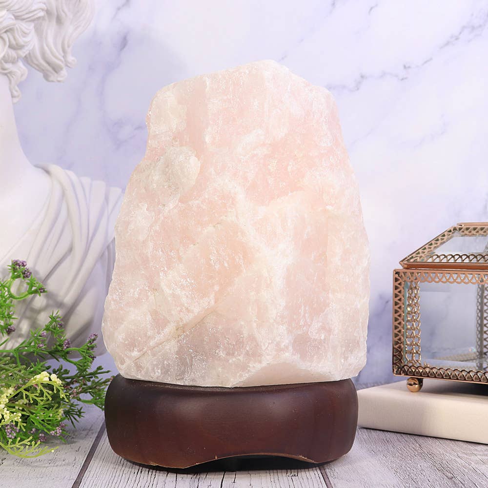 Natures Artifacts Inc - Wholesale Accent/Desk Lamp - Rose Quartz Lamp15