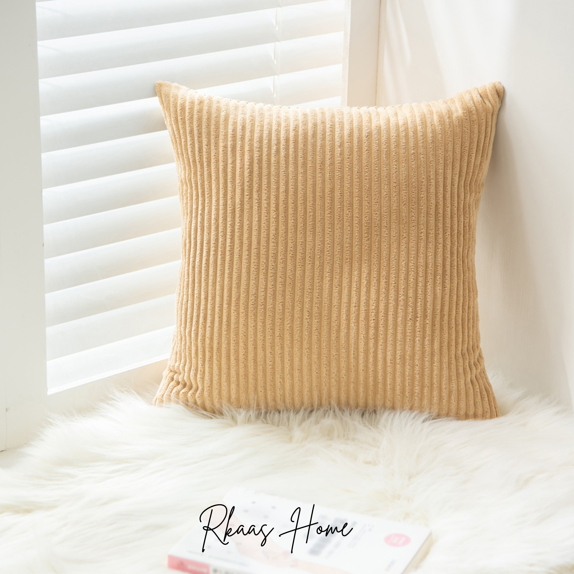 RKAAS HOME – wholesale Throw pillow cover – Corduroy Cushion Covers Home Sofa  45X45CM & 50x50 CM - 7 Colours7