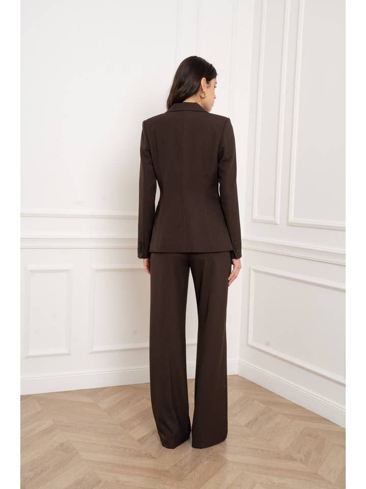 Attentif Paris - Wholesale Kostuumjas - Dames - Heather getailleerde damesblazer95