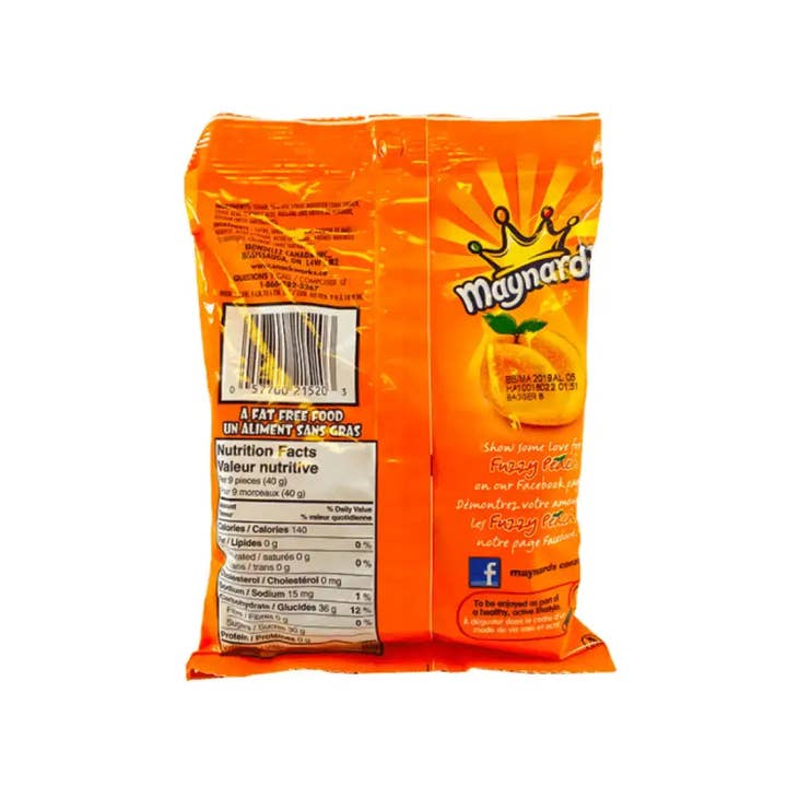 Echo Sales Canada - Vente Bonbons durs - Maynards Fuzzy Peach - 154g chacun1