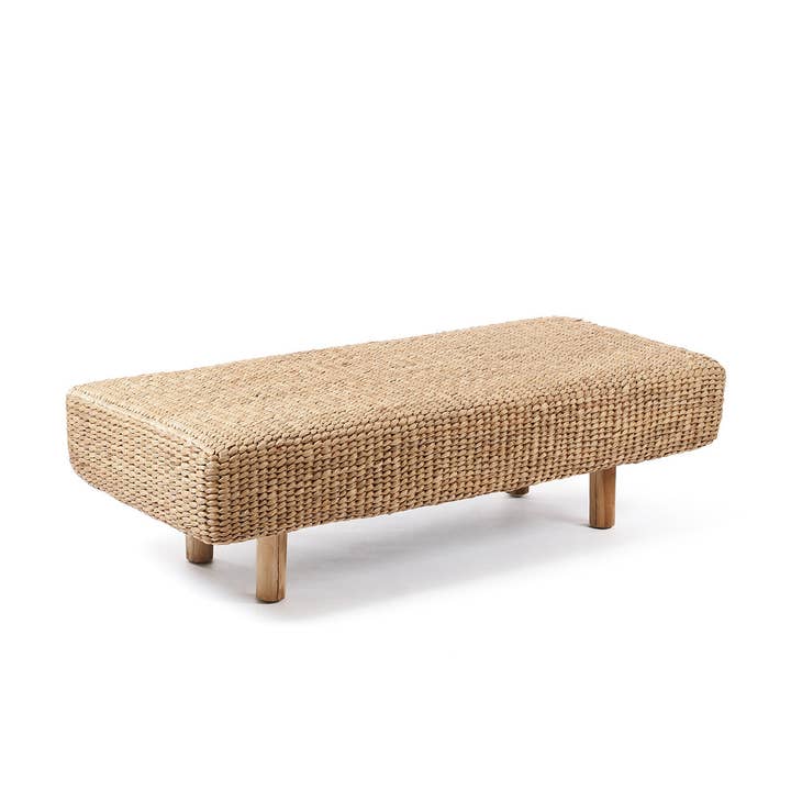 The Water Hyacinth Bench for wholesale by Bazar Bizar Living