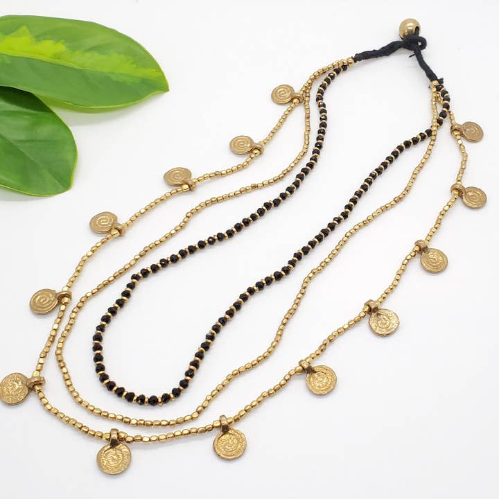 Baizaar - Wholesale Pendant/Charm Necklace - Layered Beaded Necklace with Charms